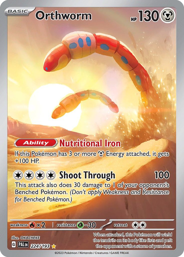 Paldea Evolved Orthworm #224/193